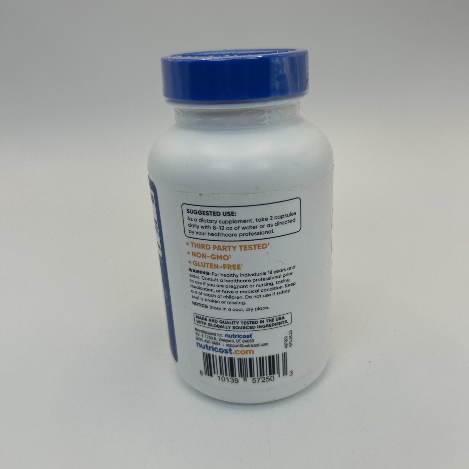 Nutricost Betaine Anhydrous 1500mg, 60 Servings Exp 06/2028