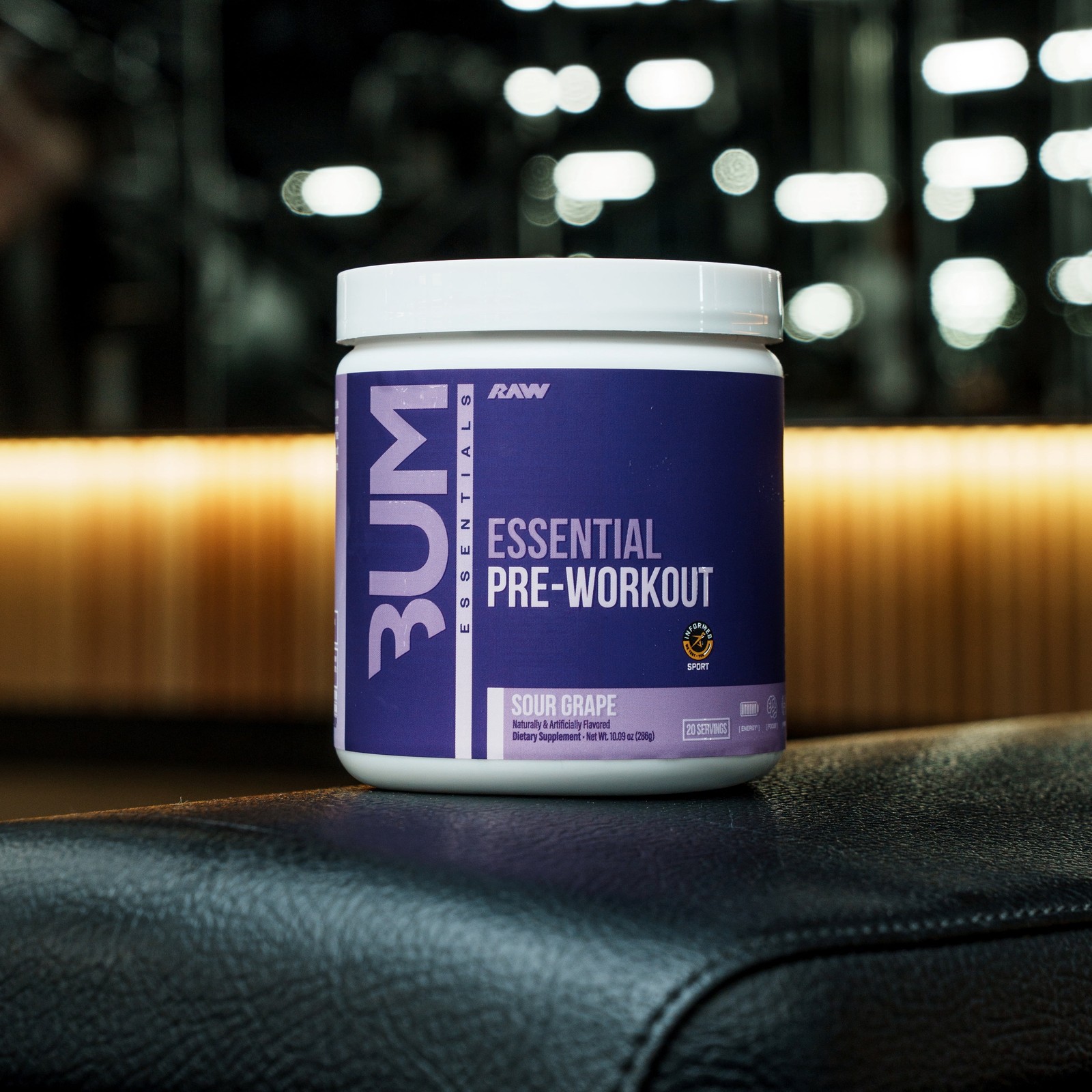 Essentials Pre Workout Powder, Sour Grape, 20 Servings