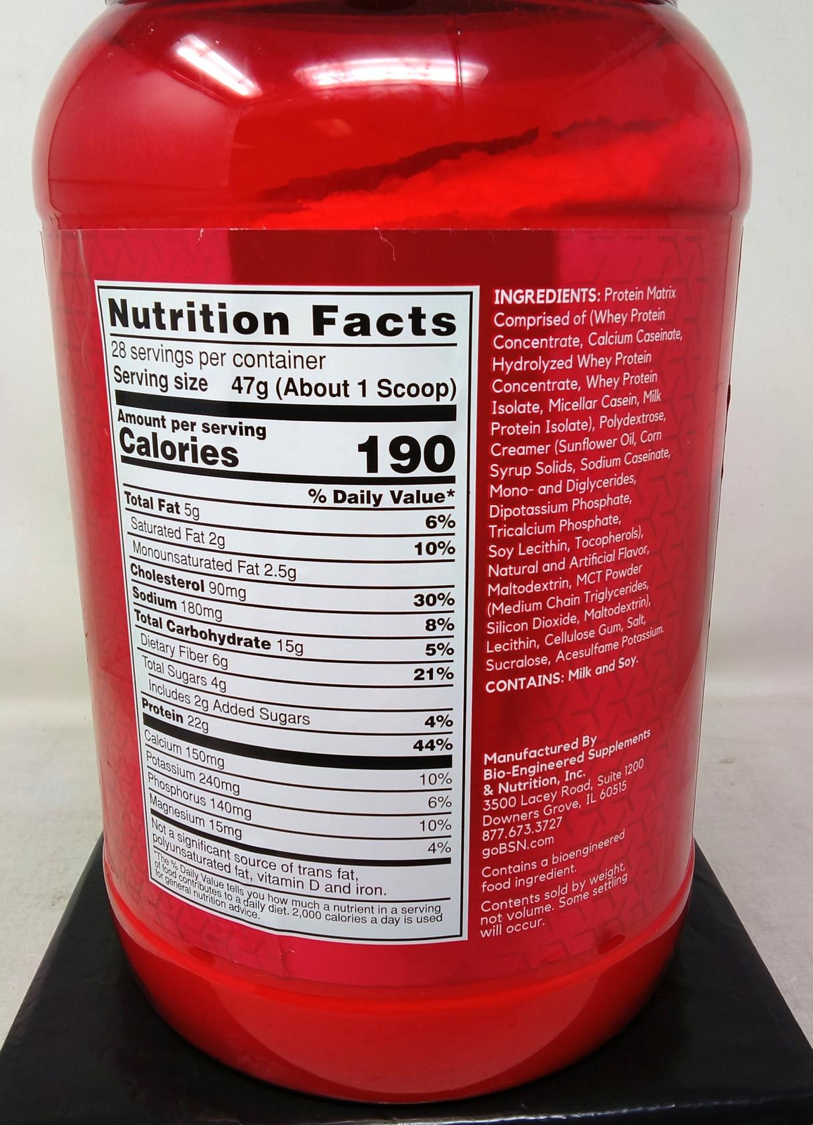 BSN Syntha-6 Ultra Premium Protein Powder, Vanilla Ice Cream, 2.91lb – Exp. 6/26
