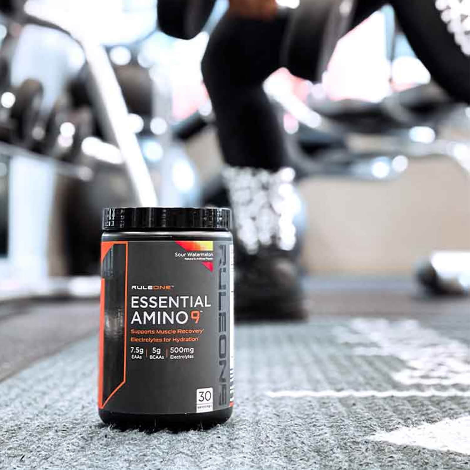 RULE 1 Essential Amino 9 30 serv Black Cherry Limeade Amino Acids Hydration 345g