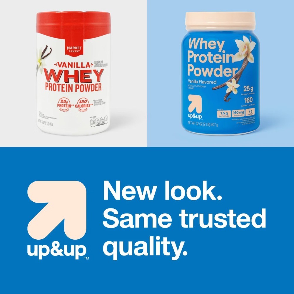 Whey Protein Powder – Vanilla – 32oz : 1-Pack, 25g Protein Per Serving