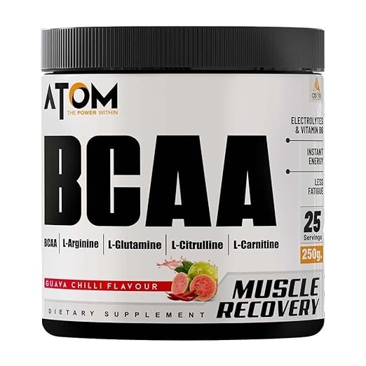 AS-IT-IS ATOM BCAA 250g with L-arginine,L-Carnitine,L-Citrulline Energy Burst&At