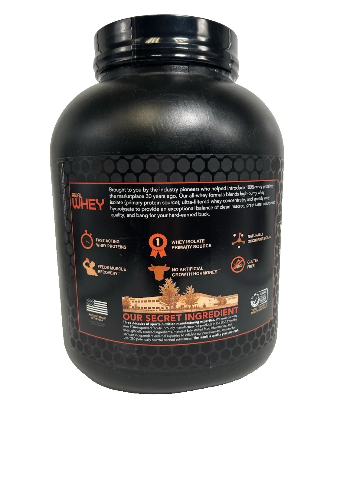 Rival Nutrition Rival Whey Protein Powder Rich Chocolate 5lb *EXP 12/2026*