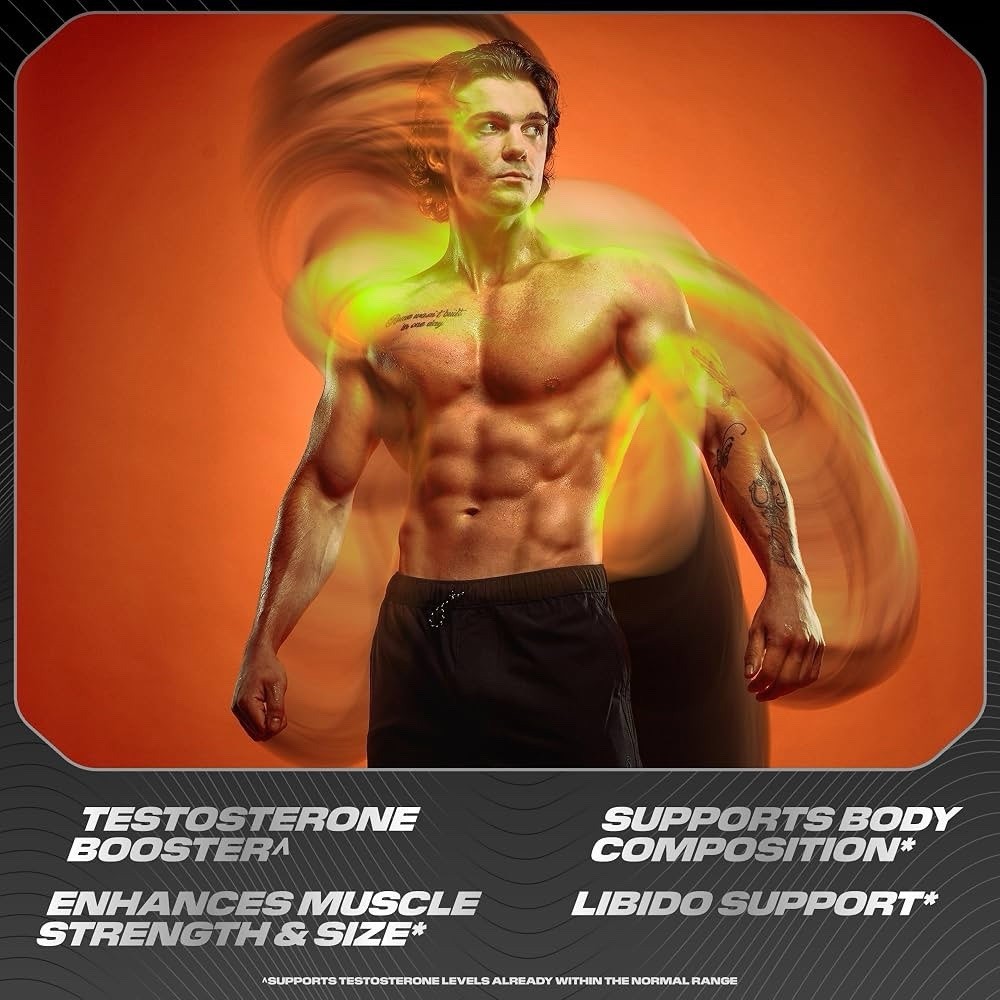 Cellucor Max Test Testosterone Booster, 120 Capsules Build Muscle