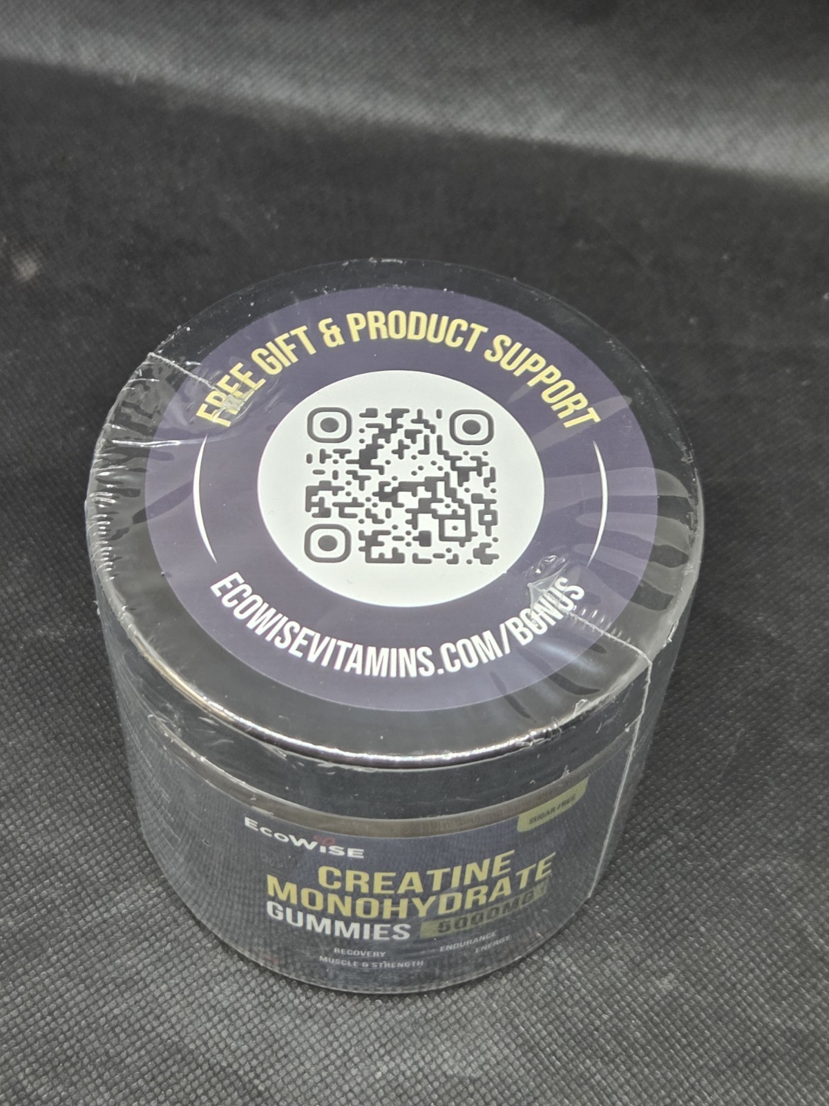 EcoWise Wellness Creatine Monohydrate 5g Mango Chewables 120ct