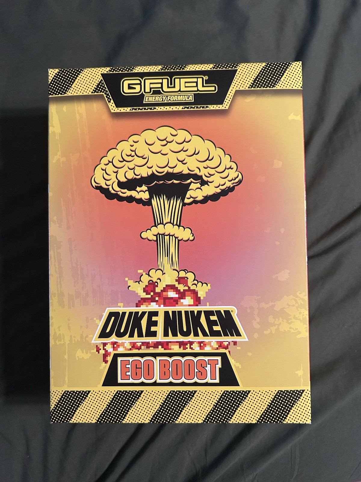 Gfuel Duke Nukem Collector’s Box Shaker + Tub G FUEL