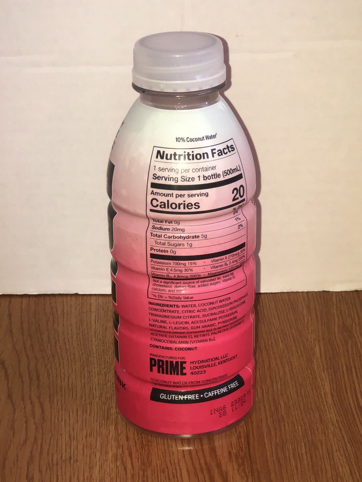 PRIME Hydration Drink CHERRY FREEZE Limited Color Change Label 16.9oz | 1 Bottle
