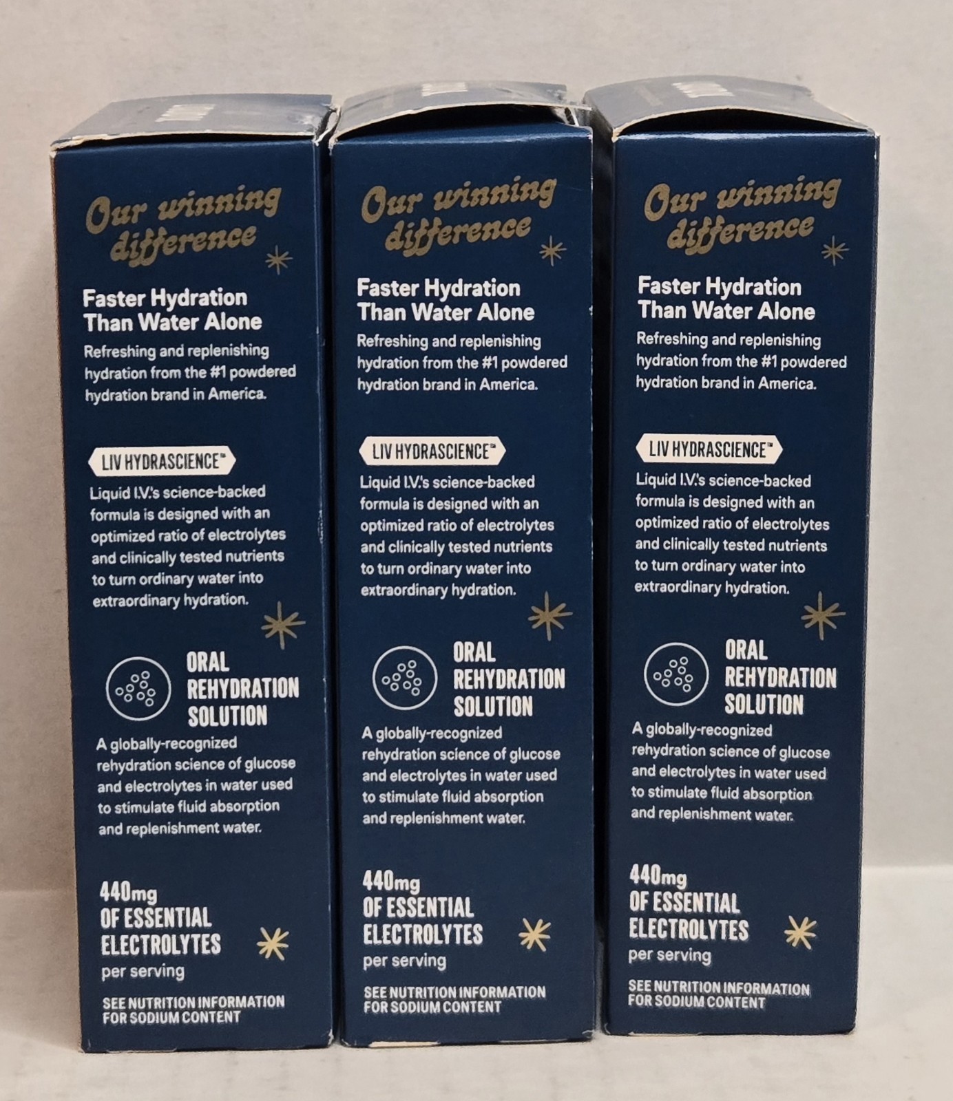 3x LIQUID I.V. HYDRATION MULTIPLIER HOT CHOCOLATE HOLIDAY SERIES EXP 8/27