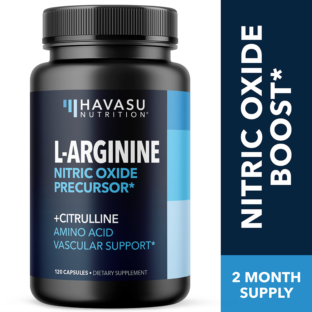 L-Arginine Capsules | Ultimate Performance & Endurance Supplement, 120 Count