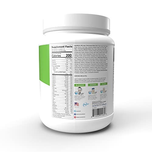 Lean1 Vanilla Meal Replacement Protein Shake Powder 15 Servings Weight Loss