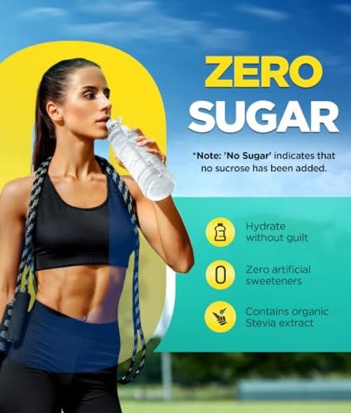 Juicy Splash Sugar Free Electrolytes Powder w/Natural Flavor, Liquid 16 sticks