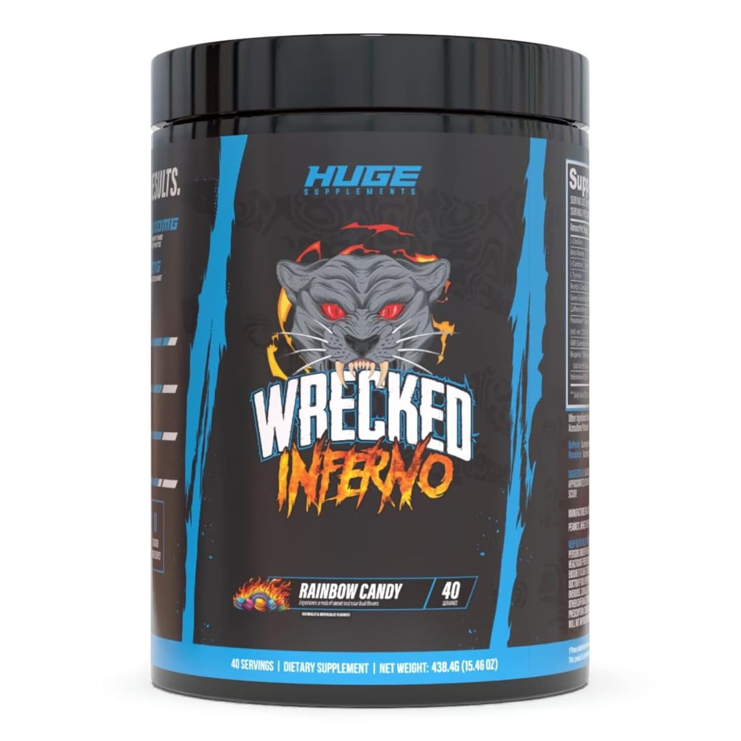 Thermogenic Pre Workout Rainbow Candy Flavor Increase Energy & Boost Workout