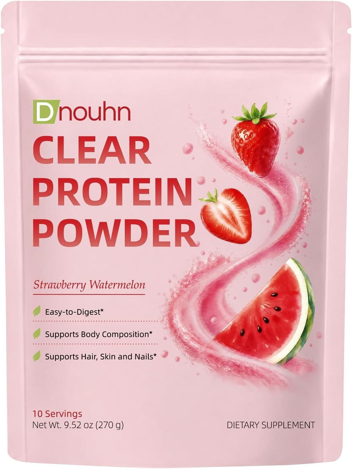 Clear Protein, Whey Protein Isolate with Collagen Peptides and Digestive Enzymes