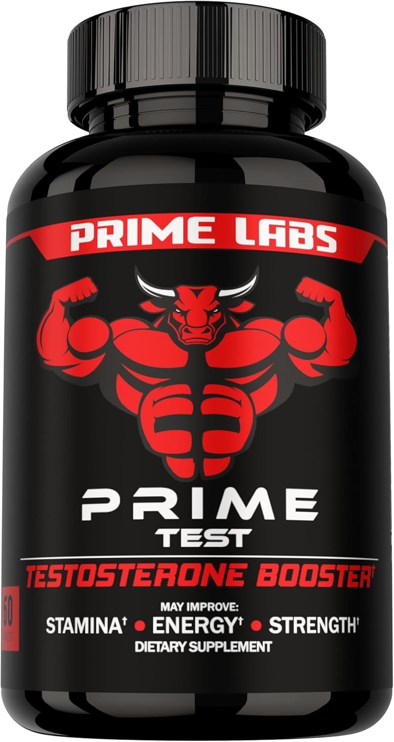 Prime Labs Men’s Testosterone Booster Stamina Endurance 60 Capsules Exp 04/28