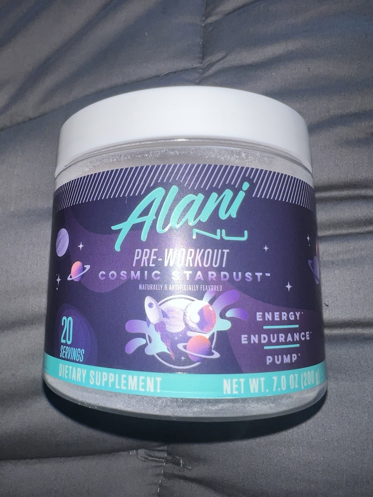 Alani Nu Pre-Workout Powder Hawaiian Shaved Ice 7.2 oz EXP: 02/27 (New/Unused)