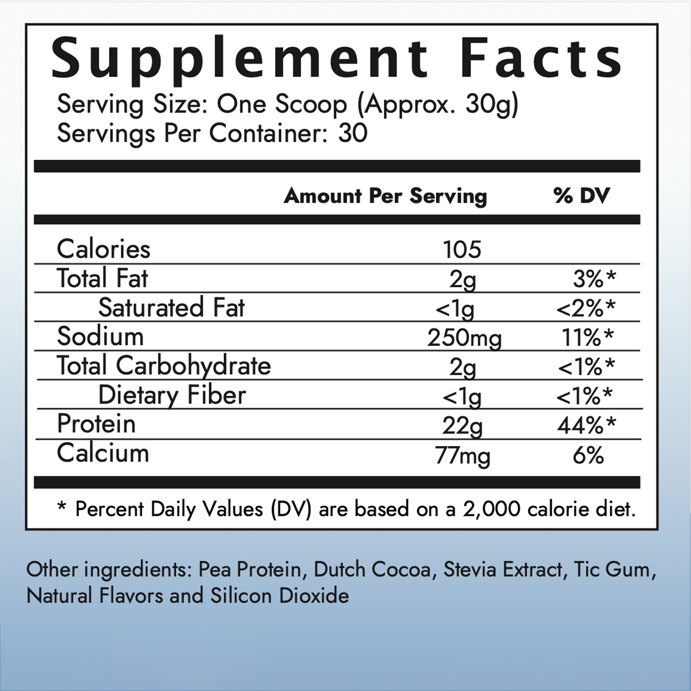 Plant Based, Vegan Protein Shake, Best Protein, 22g of Protein per Serving 2Lbs