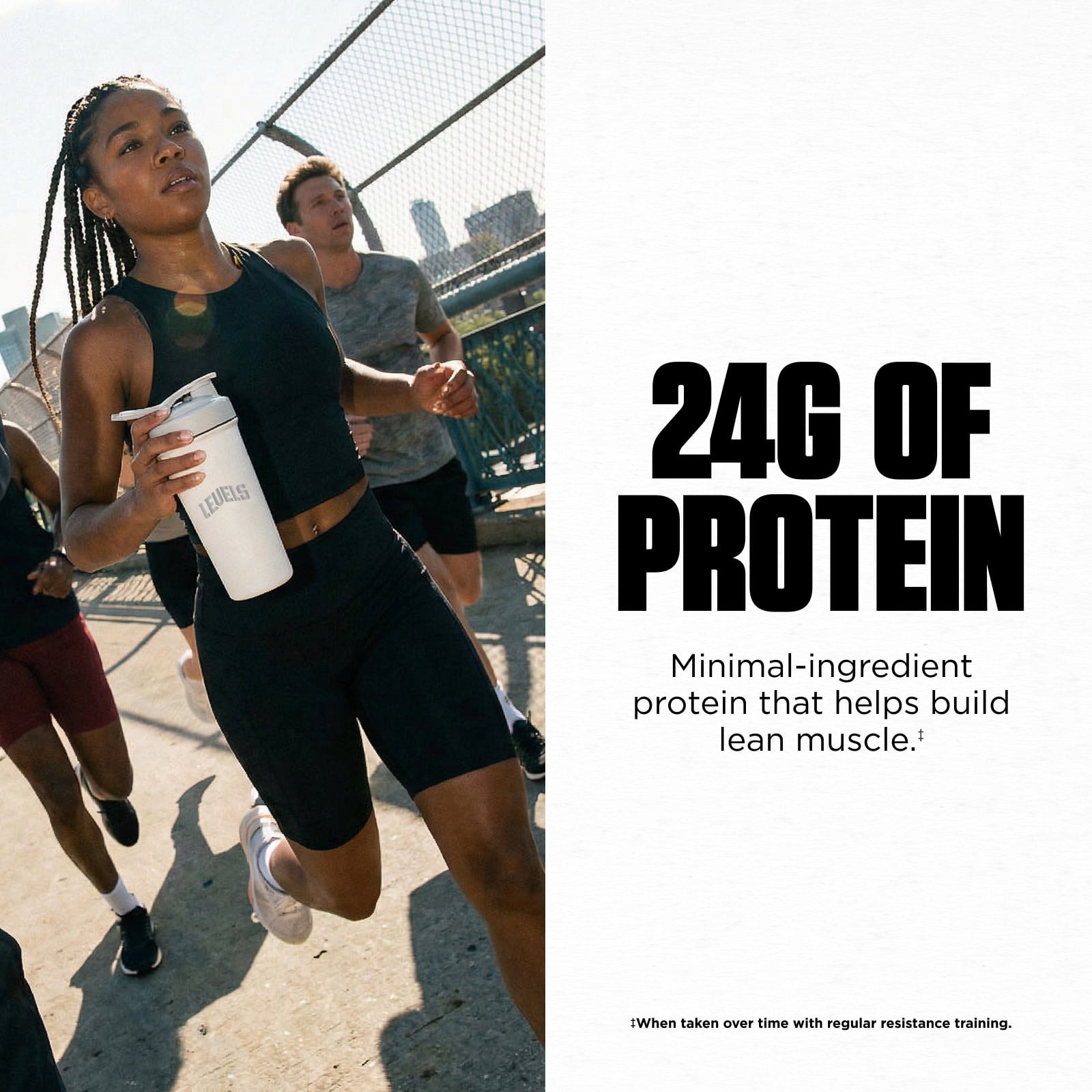 Levels Grass Fed Whey Protein Powder, No Artificials,24G of Protein,Vanilla Bean