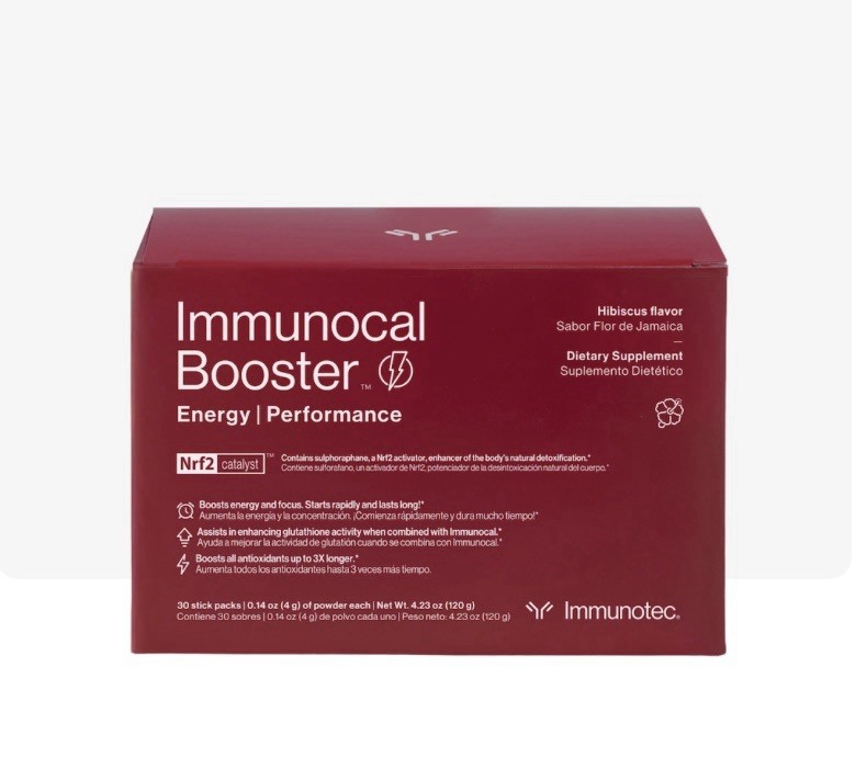 Immunocal Booster Hibiscus 30 Stick Energy Performance.