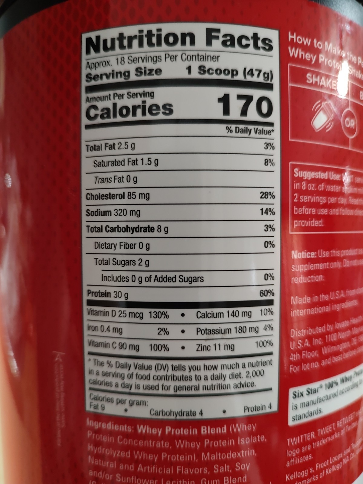🔥 Six Star 100% Whey Protein Plus Froot Loops Flavor 1.81 lb (821 g) May 2026