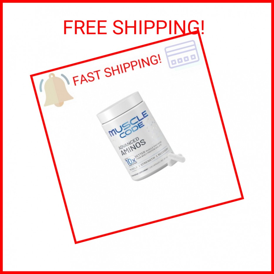 NAUTILUS Muscle Code Essential Amino Acid Capsules – Muscle Synthesis & Repair &