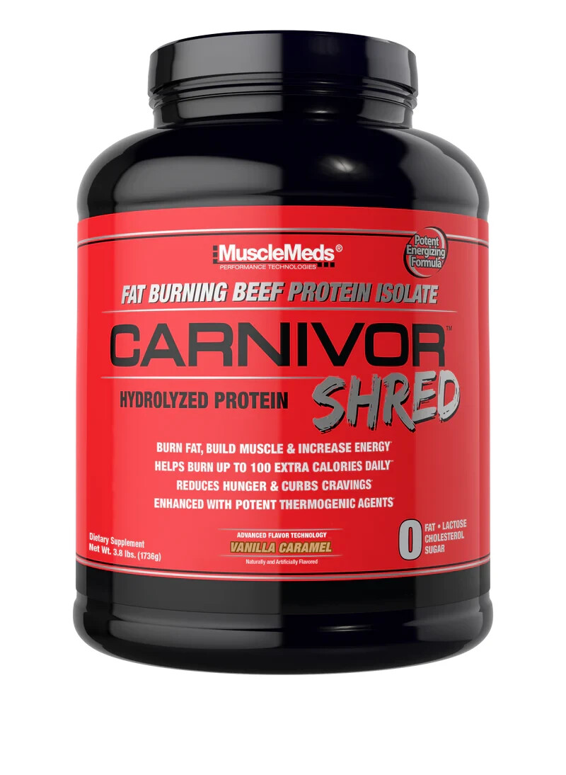 MUSCLEMEDS CARNIVOR SHRED (4 LB) fat burning beef protein isolate powder aminos