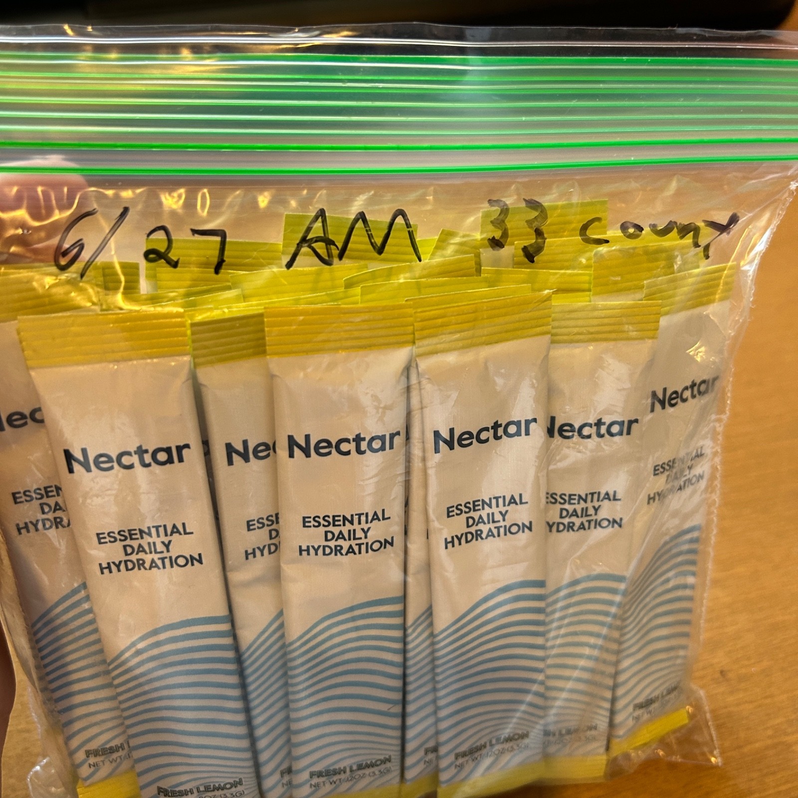 Nectar Hydration Essential Daily Hydration Fresh Lemon Flavor