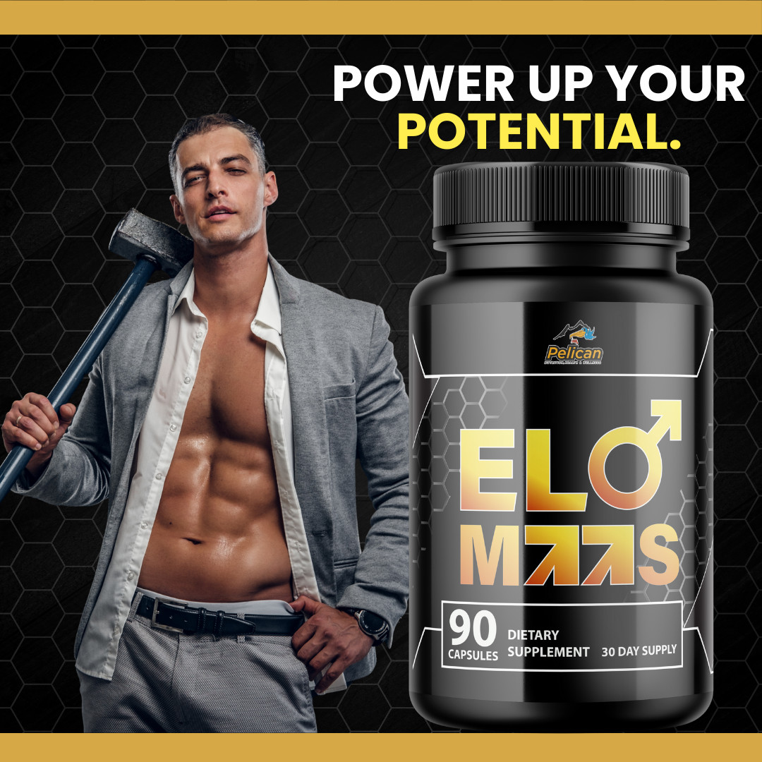 ELO MAAS- Bodybuilding & Men’s Health Support- 12 Bottles- 1080 Capsules