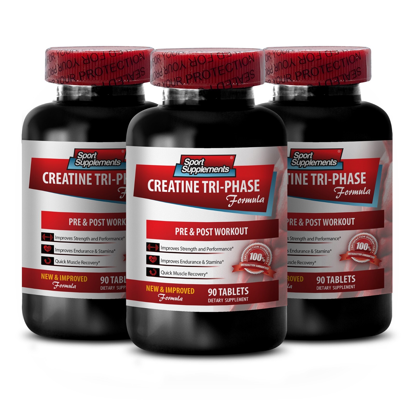 Offset Stress Supplements – Creatine 3X – BCAA Tablets 3B
