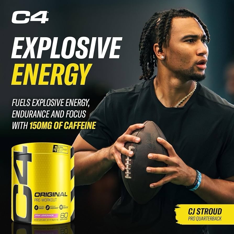 Cellucor C4 Original Pre Workout Powder Pink Lemonade 60 Servings