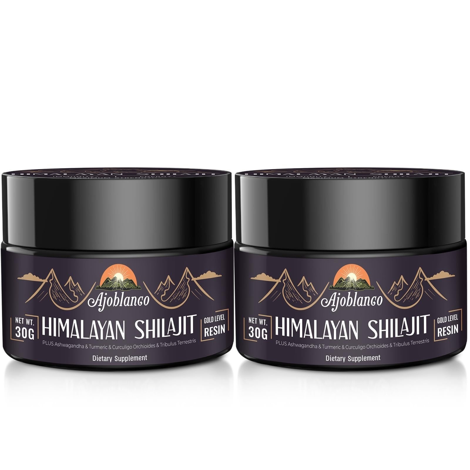 Ajoblanco Organic Shilajit Resin 600mg – Energy, Strength & Immunity