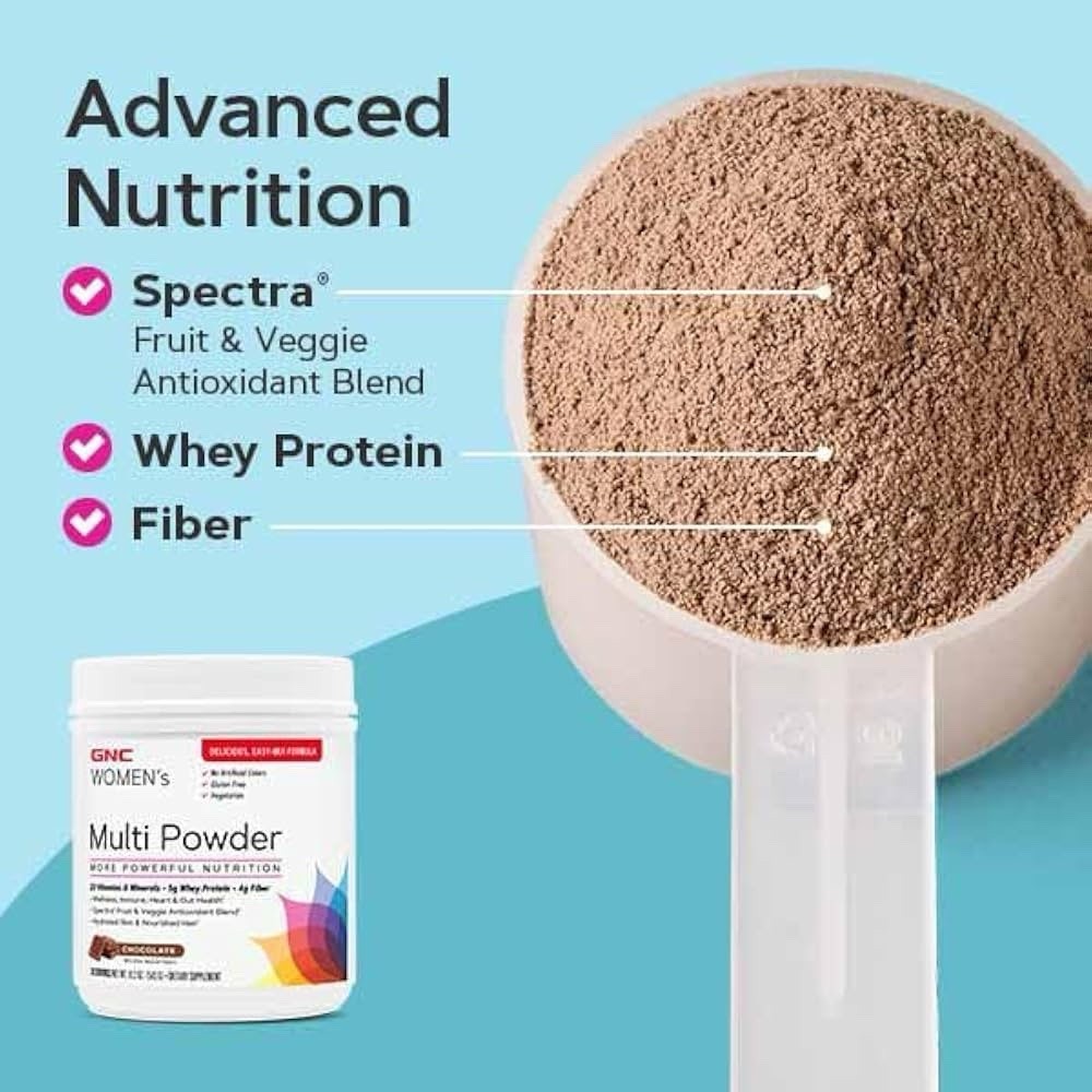 2 GNC Women’s Multi Powder Dietary Supplement Chocolate & Vanilla 30 Servings