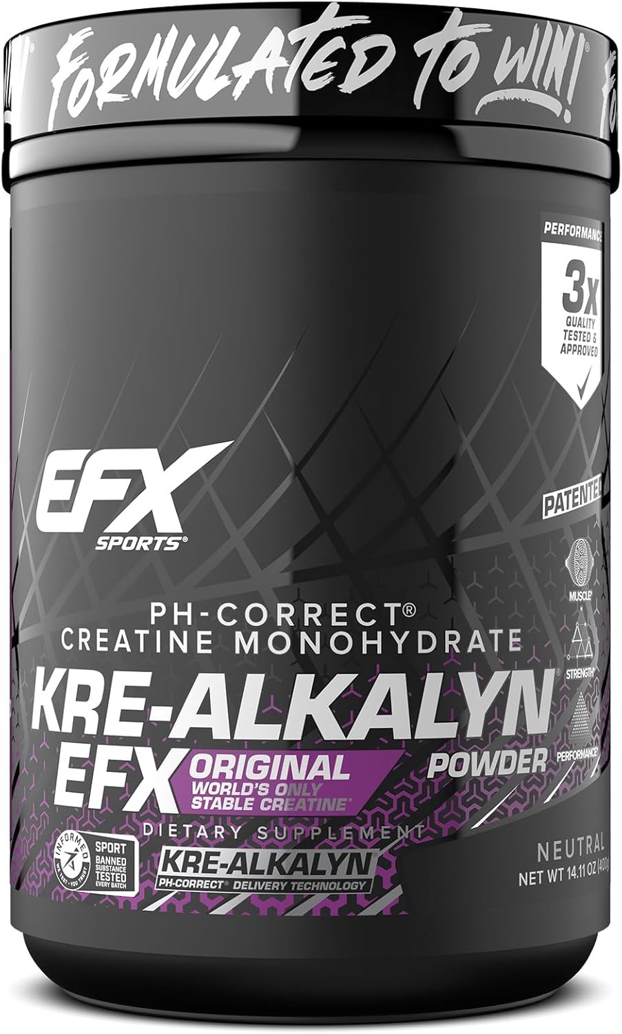 EFX Sports Kre Alkalyn EFX Powder pH Correct Creatine