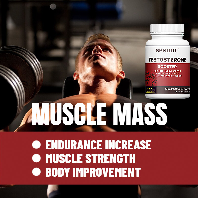 Testosteron Booster 60 Capsules Men’s Health, Build Energy Muscle Stamina