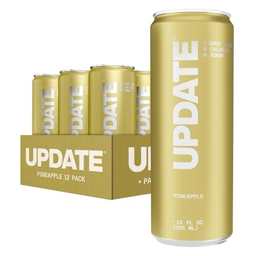 Energy Drink Pack, Caffeine Free, Zero Sugar, No Jitters, No Crash, Pineapple
