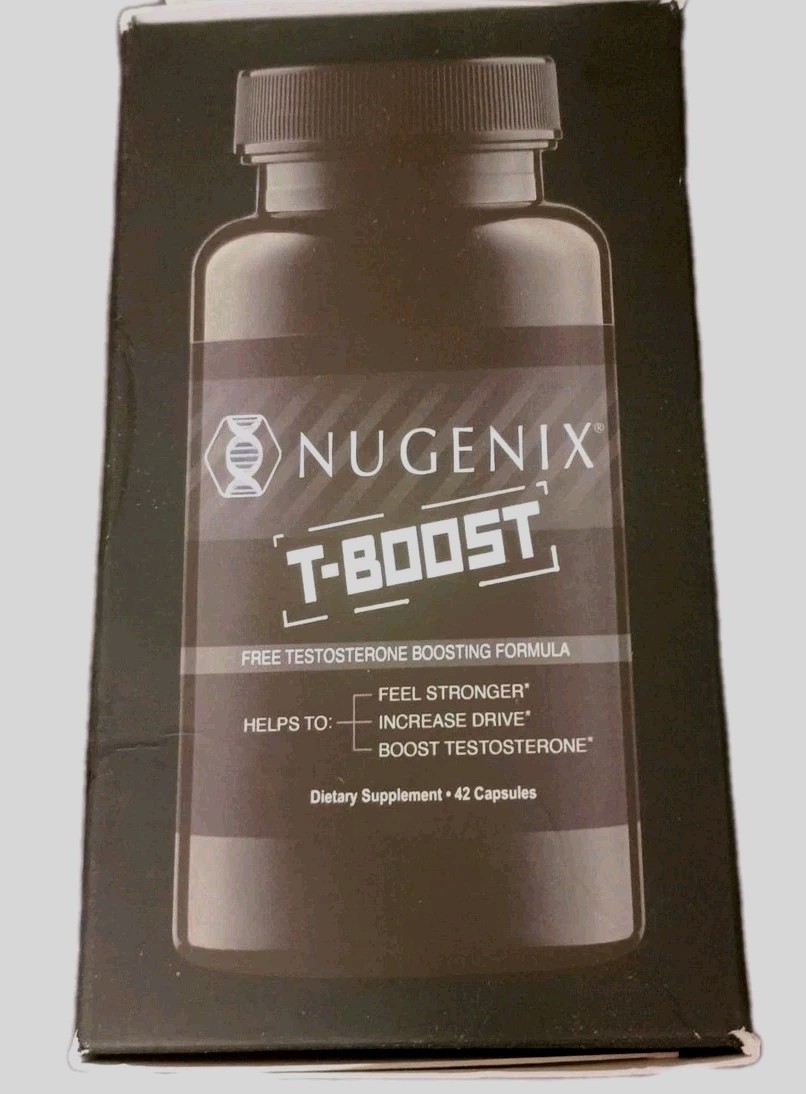Nugenix T Boost Testosterone Booster 42 Caps Ea Exp: 8/26 New & Sealed
