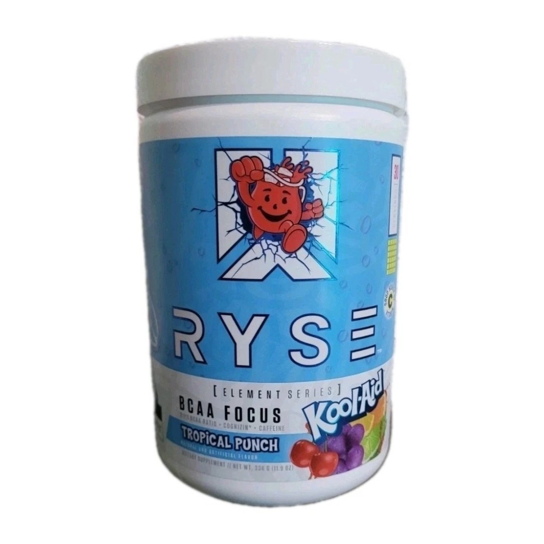 Ryse Element Series Kool-Aid BCAA Focus – Tropical Punch – Size: 11.7 oz