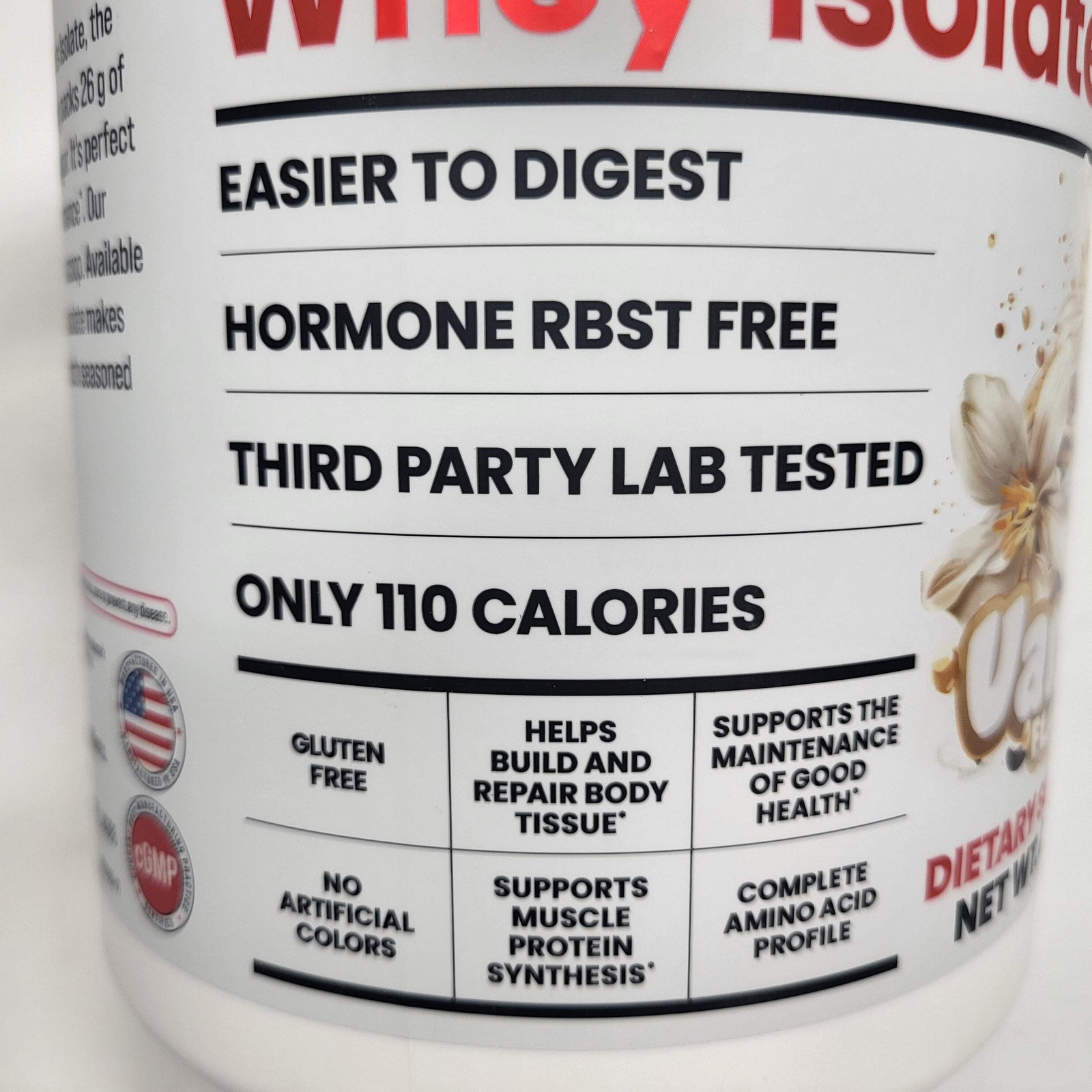 BASIC Basic Whey Isolate Zero-fat High-quality Protein Vanilla 2lbs BB 05/28