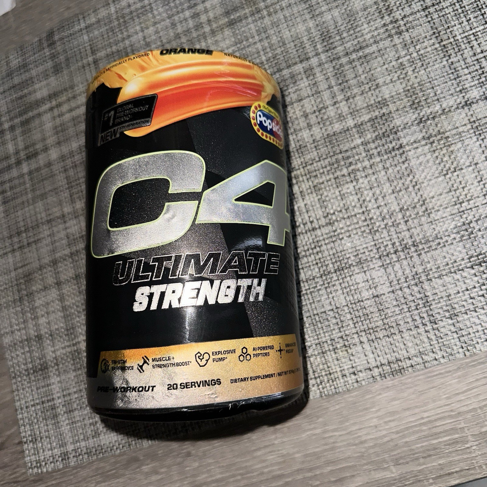 C4 Ultimate Strength, Pre-Workout, Orange Popsicle®, 1.26 lbs (574 g)