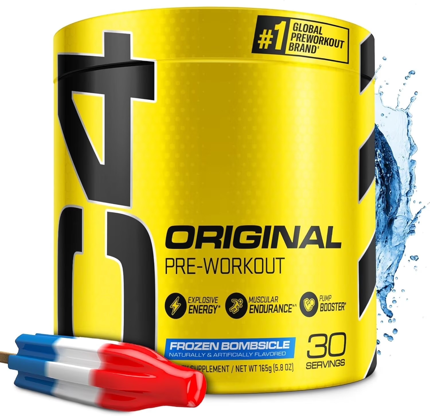 C4 Original Pre-Workout Powder, Frozen Bombsicle, 30 Servings