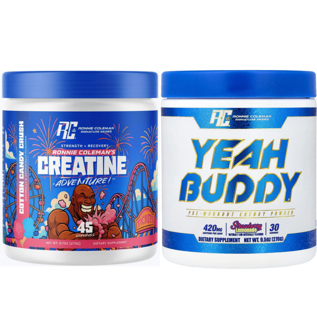 Ronnie Coleman UNBELIEVABLE PACK Creatine Adventure & Yeah Buddy Pre‑Workout Set