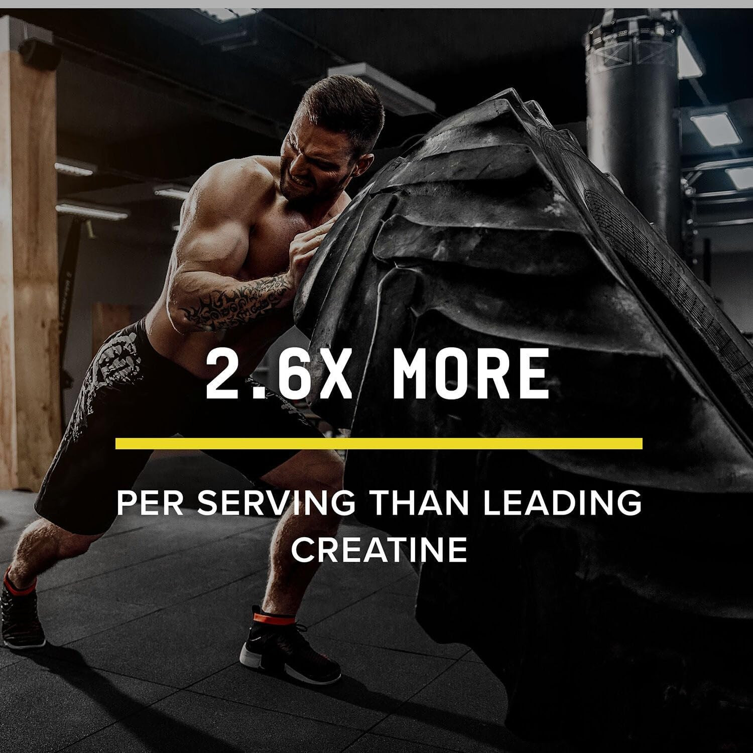 BEYOND RAW Science-Backed Creatine Hcl Powder, Lab Grade, for Muscle Strength an