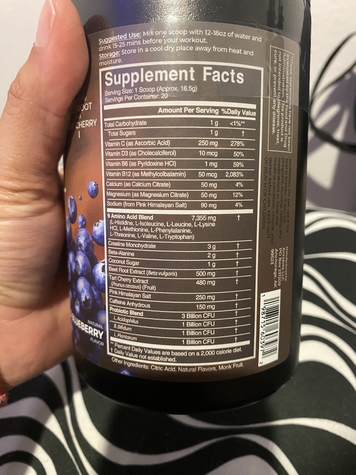 Antidote Ultra Pure Preworkout Crafted By Olympians Informed Sport Certified
