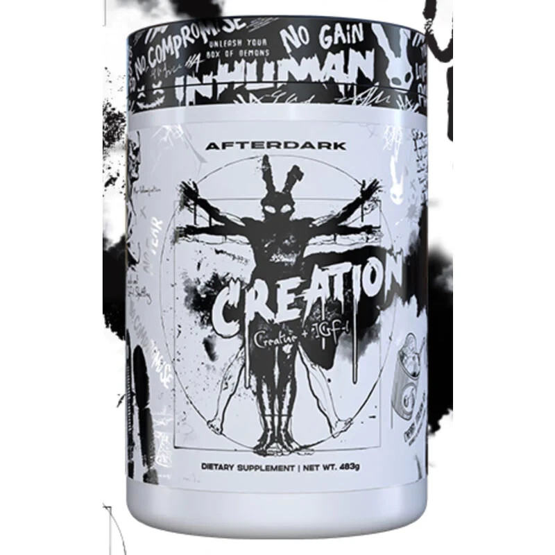 CREATION CREATINE BY AFTERDARK 6 IN 1 CREATINE BUILD MUSCLE SNOW CONE FLAVOR