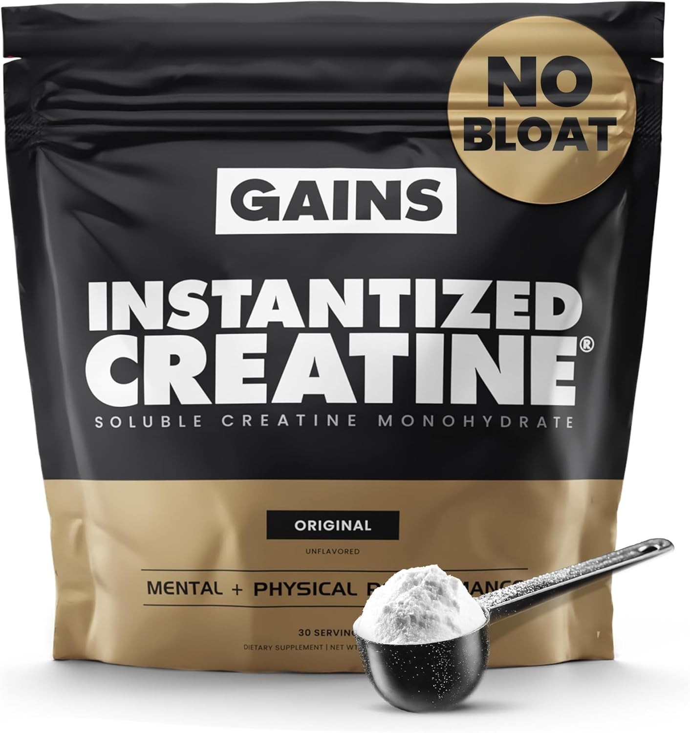Gains in Bulk Instantized Creatine Monohydrate for Women and Men