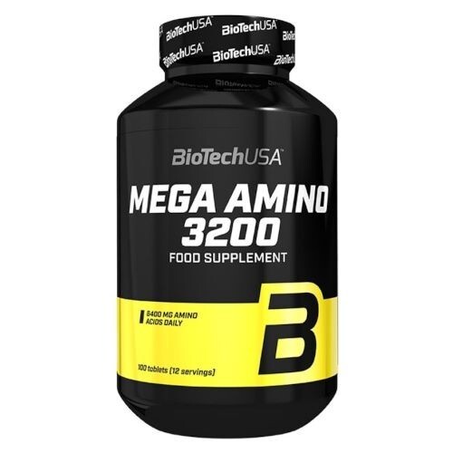 BIOTECH USA MEGA AMINO 3200 100 tablets BCAA, AMINO ACIDS
