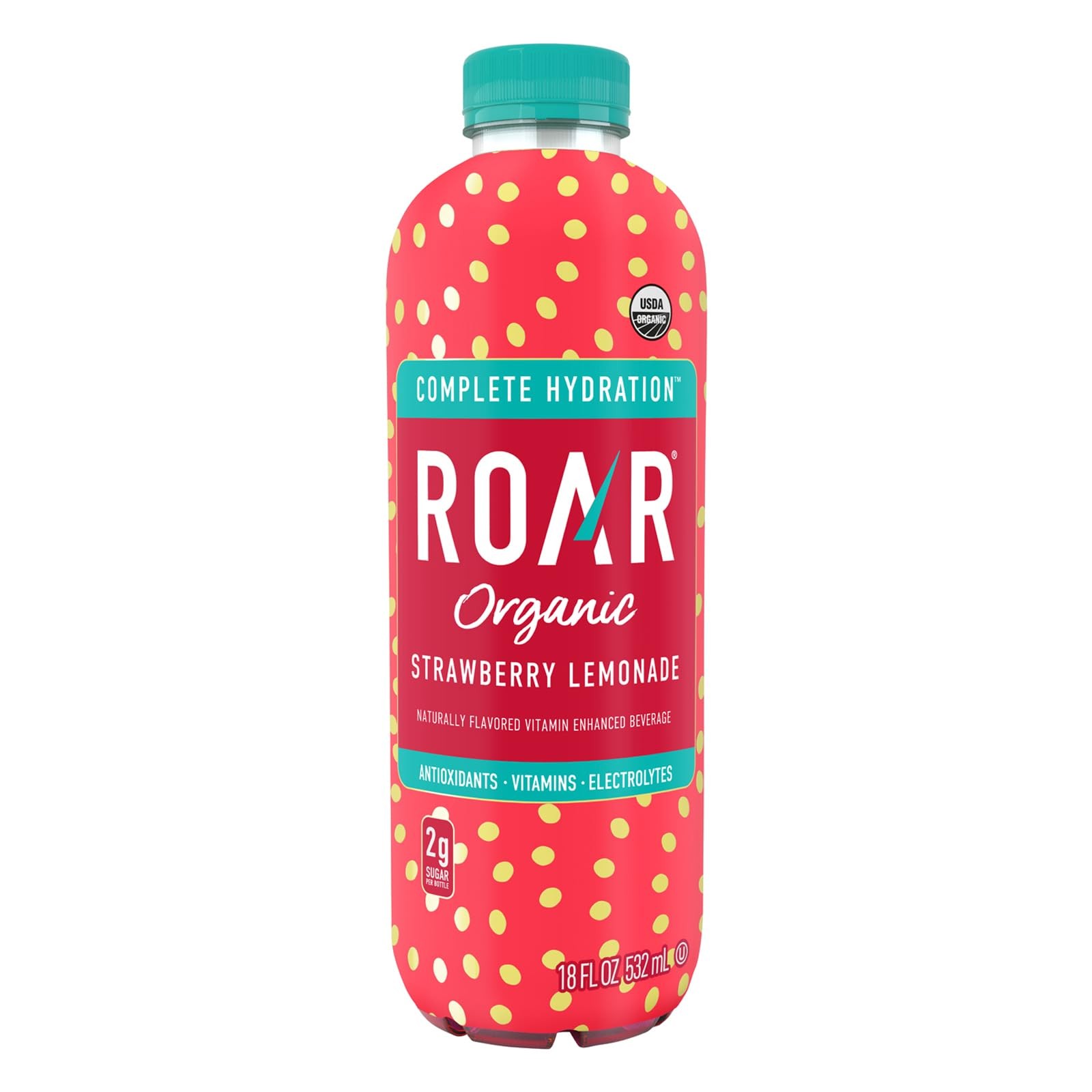 Organic Cranberry Coconut Water Hydration Drink 18 Fl Oz Pack of 12