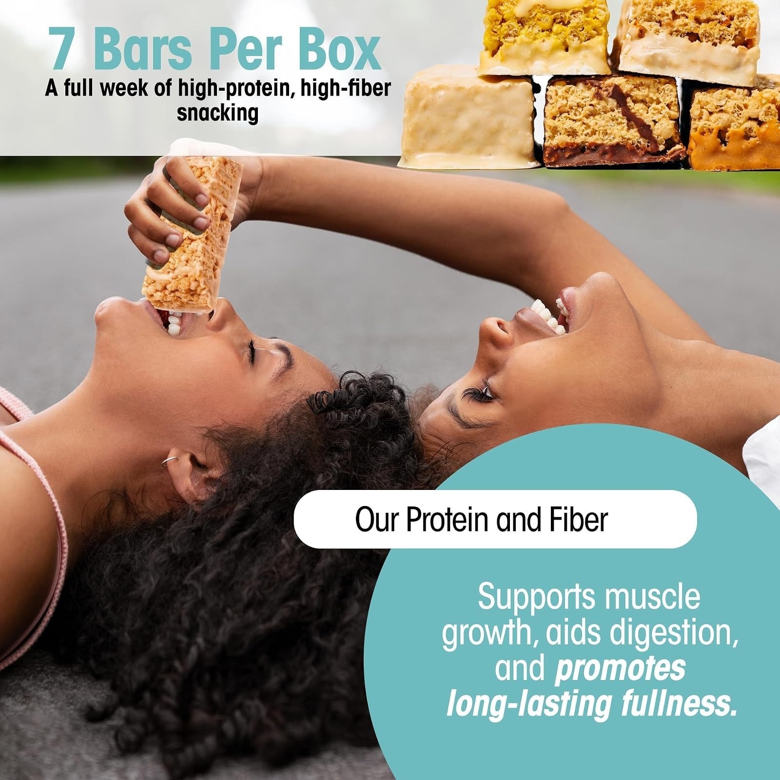 WonderSlim High Fiber Protein Bars – 15g Protein, Low Sugar, Gluten-Free