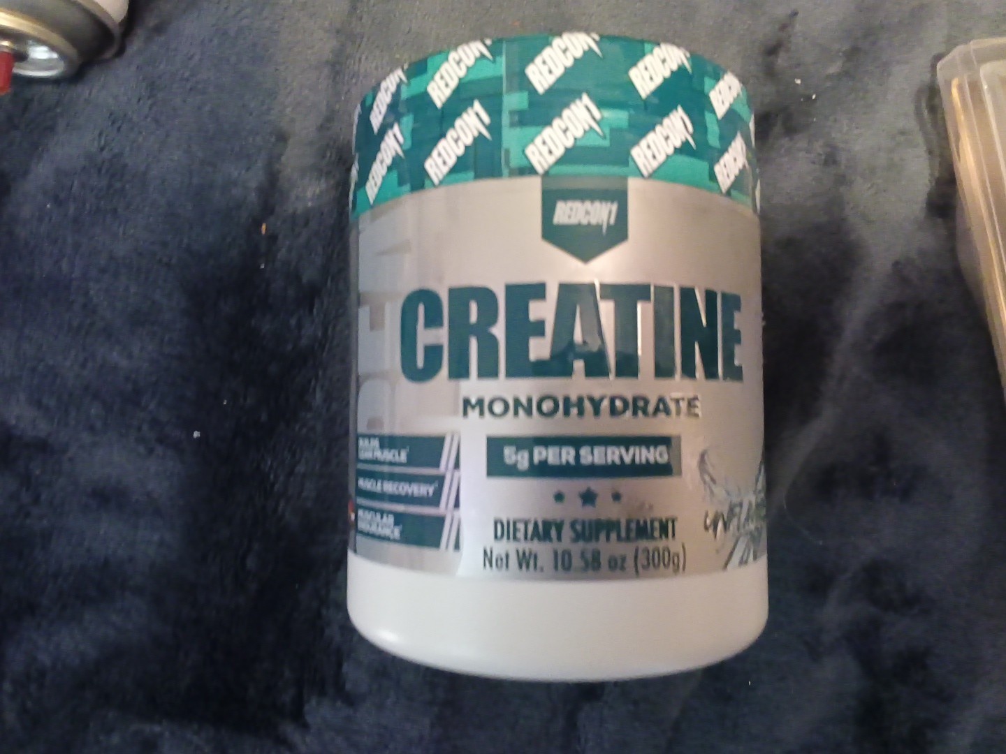 Redcon1 Creatine Monohydrate Unflavored 60 Servings 300 Grams 10.58oz 07/2027