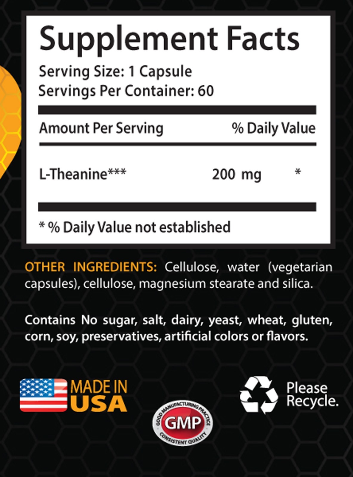 Immune system defense – L-Theanine 200MG – Theanine pure 2B