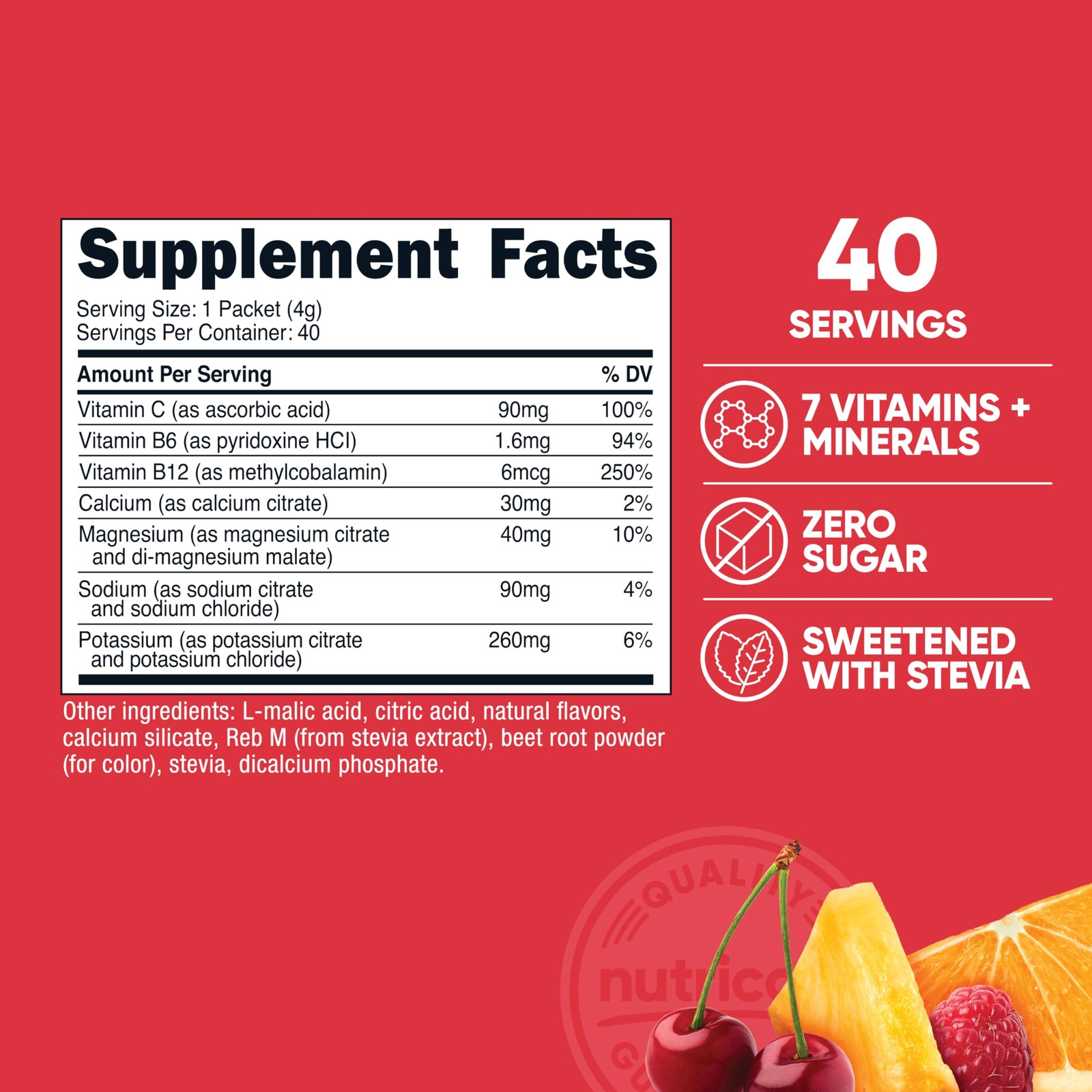 Nutricost Electrolytes Complex, Fruit Punch Flavored, 5.6 Ounce (Pack of 1)